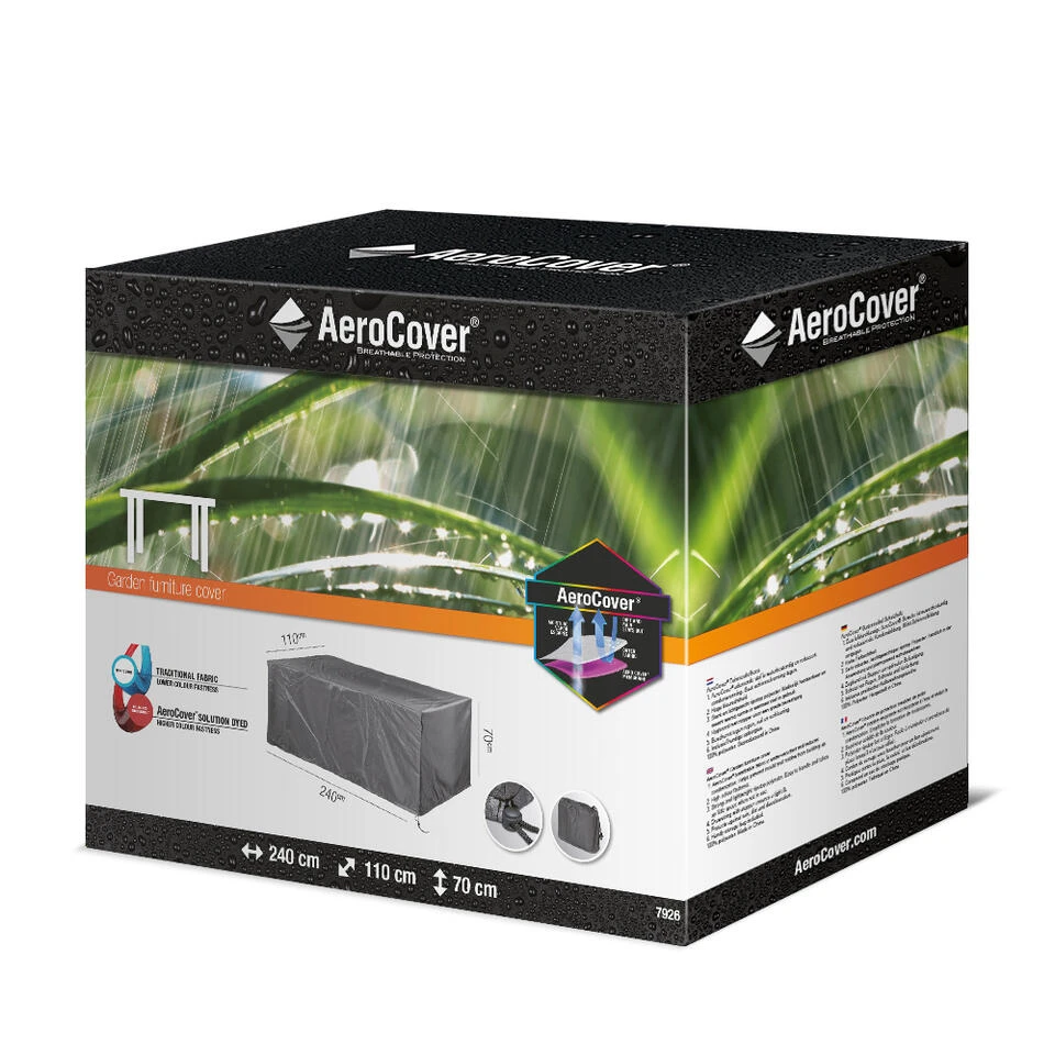 Aerocover Tuintafelhoes 240x110 Cm 3 Aerocover Tuintafelhoes 240x110 Cm - Image 3