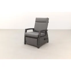 VDG Verstelbare Loungestoel Met Voetensteun - Darwin - Antraciet -BBQ En Tuin Verkoop 1000074421 0102