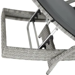 Tectake - Ligbed Océane- 5-voudig Verstelbare Rugleuning-lichtgrijs 7 Tectake - Ligbed Océane- 5-voudig Verstelbare Rugleuning-lichtgrijs -BBQ En Tuin Verkoop 1000077826 0103