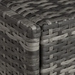 Tectake -ligbed-Wicker Grijs -BBQ En Tuin Verkoop 1000077843 0103