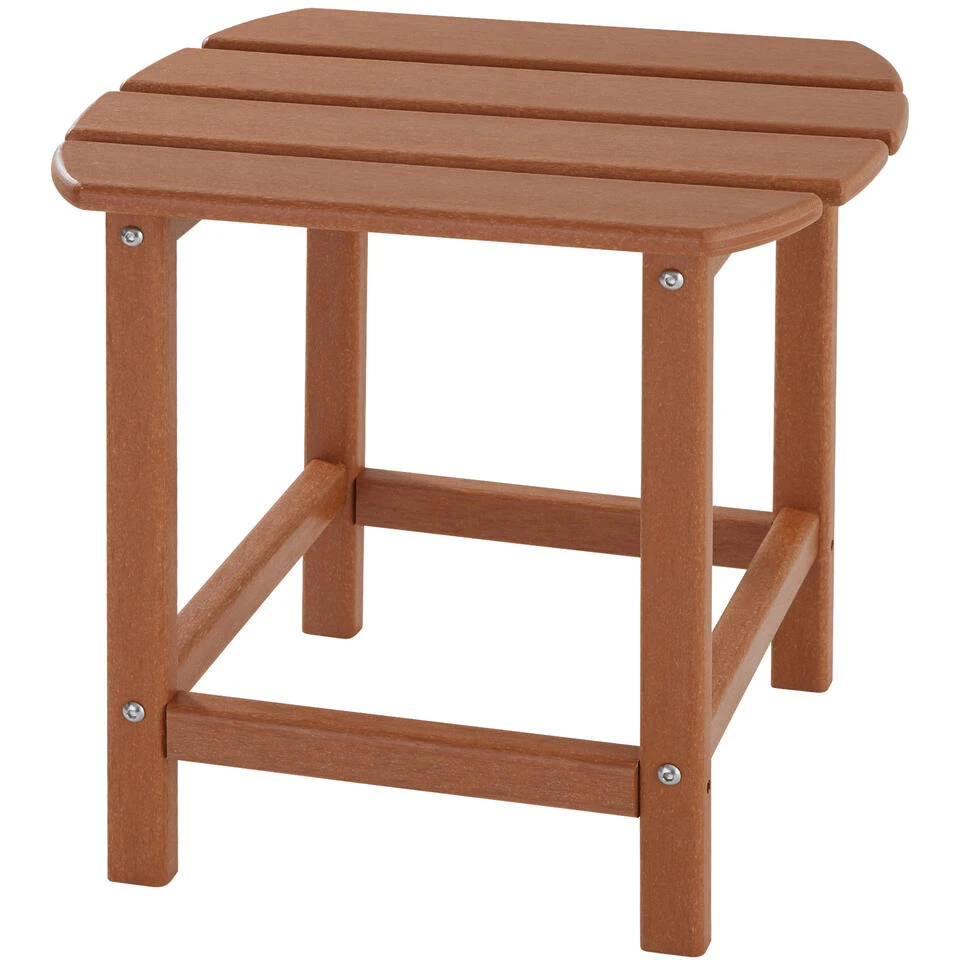 Tectake - 2 Tuinstoelen Janis Met Tafel - Houtlook - Bruin 4 Tectake - 2 Tuinstoelen Janis Met Tafel - Houtlook - Bruin - Image 4