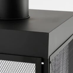 Mica Decorations Tuinhaard - L47 X B44 X H194 Cm - Metaal - Zwart 7 Mica Decorations Tuinhaard - L47 X B44 X H194 Cm - Metaal - Zwart -BBQ En Tuin Verkoop 1000079021 0103