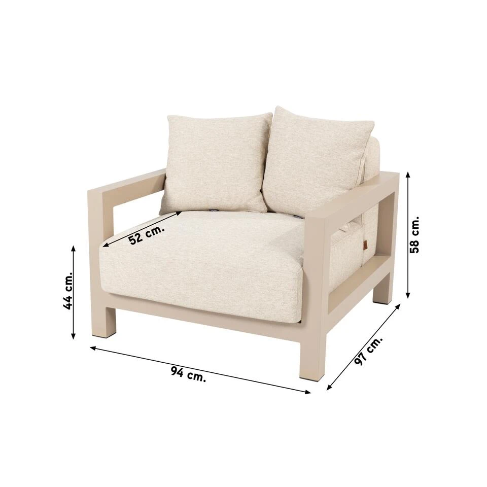 4 Seasons Raffinato Loungestoel (1 St.) 2 4 Seasons Raffinato Loungestoel (1 St.) - Image 2