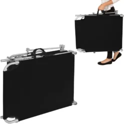 Tectake - 2 Ligbedden Met Zonnedak Ligstoelen Zwart 7 Tectake - 2 Ligbedden Met Zonnedak Ligstoelen Zwart -BBQ En Tuin Verkoop 1000082529 0103