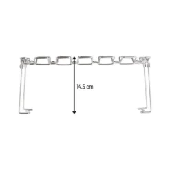 Orange85 Kippenvleugelhouder Bbq Accesoires Bierkip RVS Voor 12 Bouten