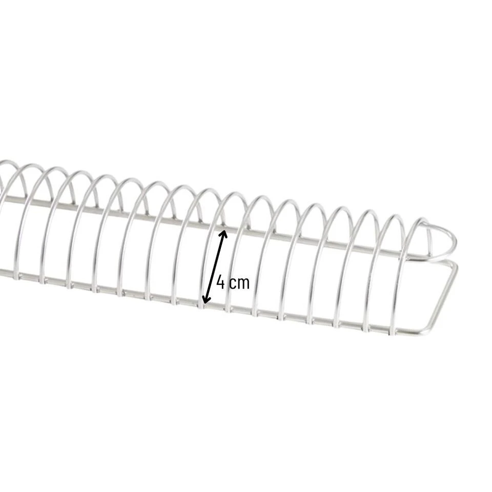 Orange85 Spareribs Rek Bbq Accesoires RVS 19 Rijen Zilver Ovenrooster 4 Orange85 Spareribs Rek Bbq Accesoires RVS 19 Rijen Zilver Ovenrooster - Image 4