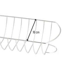 Orange85 Spareribs Rek Vleeshouder Bbq RVS Zilver Omkeerbaar -BBQ En Tuin Verkoop 1000085826 0110