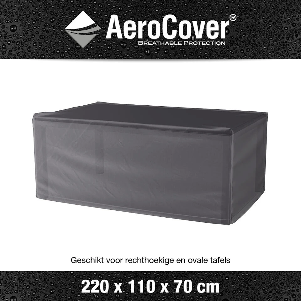 Aerocover Tuintafelhoes 220x110 Cm 2 Aerocover Tuintafelhoes 220x110 Cm - Image 2