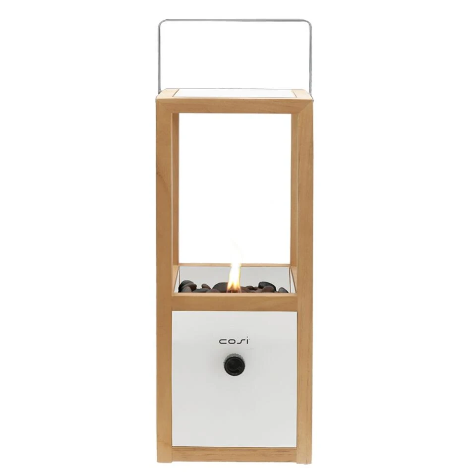 Cosi Fires - Cosiscoop Urban White - Gaslantaarn 1 Cosi Fires - Cosiscoop Urban White - Gaslantaarn