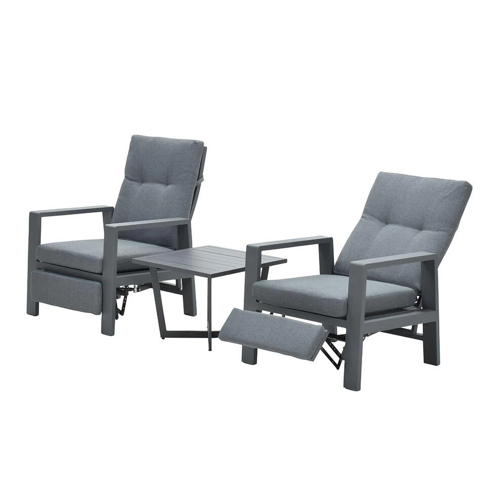 Garden Impressions Marsala Relax Loungestoel - Donker Grijs 2 Garden Impressions Marsala Relax Loungestoel - Donker Grijs - Image 2