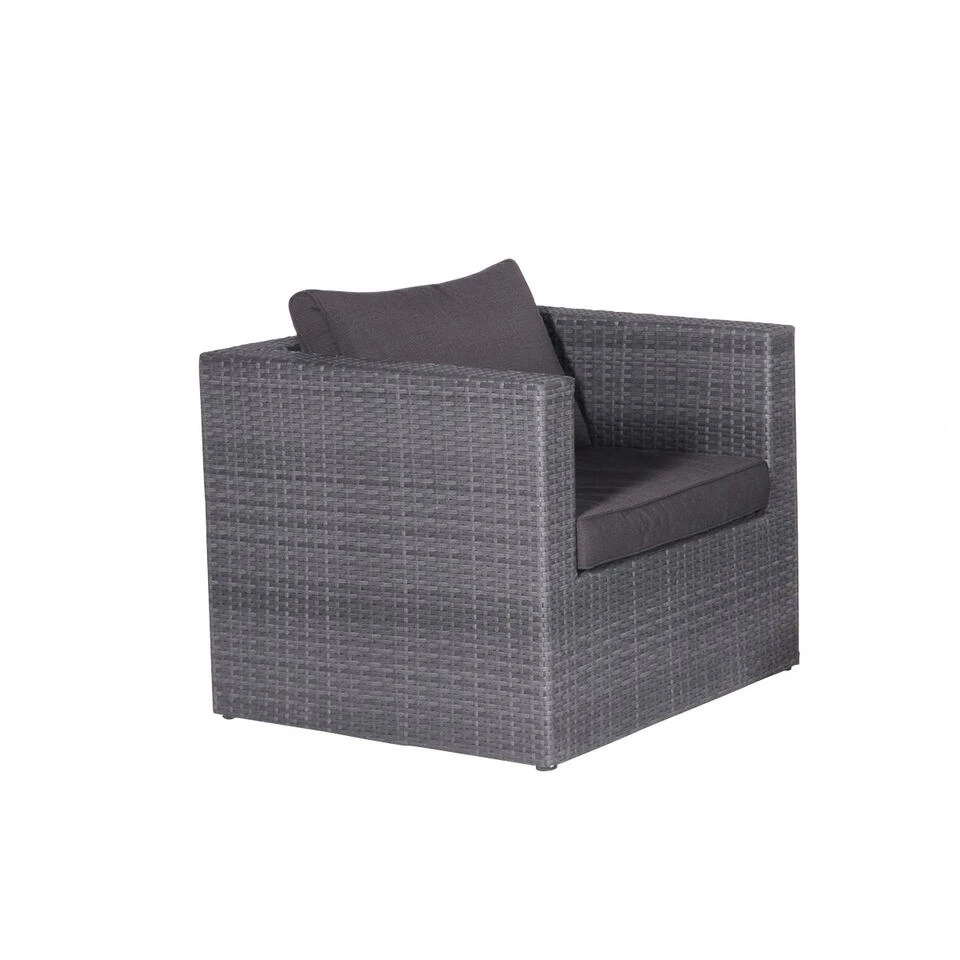 Garden Impressions Lyon Lounge Stoel Donker Grijs 2 Garden Impressions Lyon Lounge Stoel Donker Grijs - Image 2