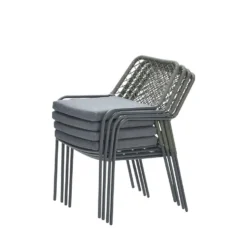 Garden Impressions Ross Tuinstoel Mosgroen - 4 Stuks -BBQ En Tuin Verkoop 1000087863 0103