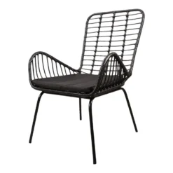 DS4U® Modo Rieten Lounge - Wicker - Zwart