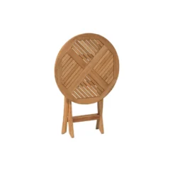 Exotan Inklaptafel Buiten Folding- Teak - Naturel - 75x65x65 -BBQ En Tuin Verkoop 1000088985 0102