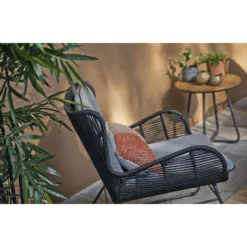 Exotan Loungestoel Outdoor Grace - Touw - Antraciet - Set Van 2 -BBQ En Tuin Verkoop 1000089221 0102