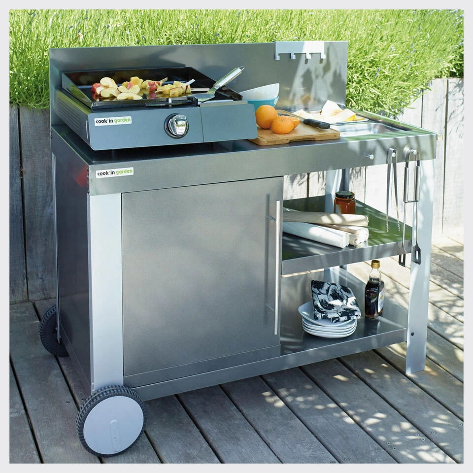 Cook'in Garden Trolleys NOVA XL - Grijs - Staal 3 Cook'in Garden Trolleys NOVA XL - Grijs - Staal - Image 3