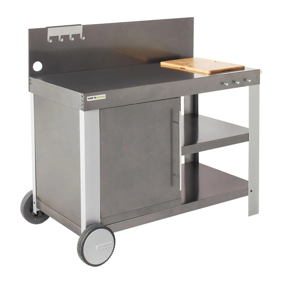 Cook'in Garden Trolleys NOVA XL - Grijs - Staal 1 Cook'in Garden Trolleys NOVA XL - Grijs - Staal