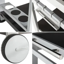 Cook'in Garden Trolleys MÉDIA M - Grijs - Staal -BBQ En Tuin Verkoop 1000092249 0102