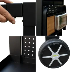 Cook'in Garden Trolleys REVA 110 PREMIUM - Zwart - Staal -BBQ En Tuin Verkoop 1000092254 0102