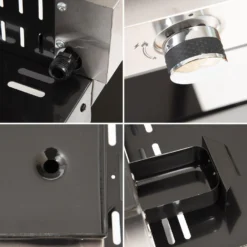 Happy Garden S MÉRIDA - Zwart - Staal 7 Happy Garden S MÉRIDA - Zwart - Staal -BBQ En Tuin Verkoop 1000092264 0103