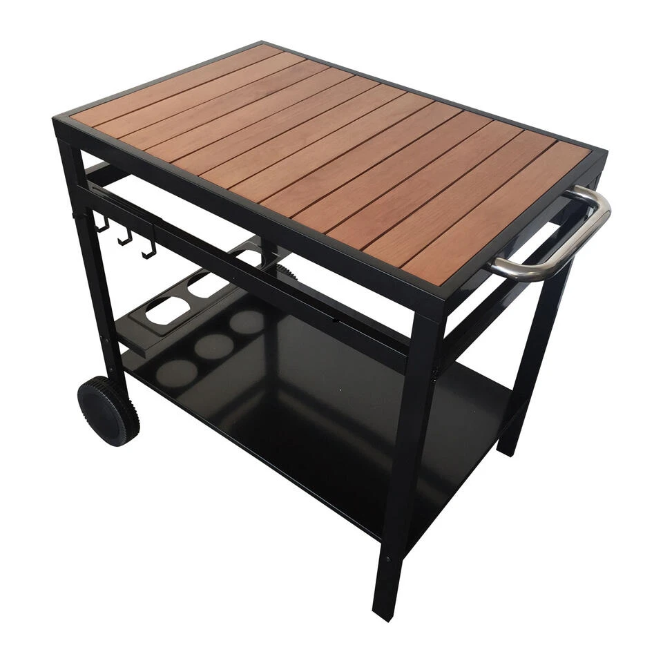 Happy Garden Trolleys AVEIRO - Zwart - Staal 2 Happy Garden Trolleys AVEIRO - Zwart - Staal - Image 2