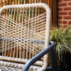 Tuinstoel Met Armleuning Nika Zand - 58,50x53x75,50 Cm - Touw - Beige 6 Tuinstoel Met Armleuning Nika Zand - 58,50x53x75,50 Cm - Touw - Beige -BBQ En Tuin Verkoop 1000092419 0102