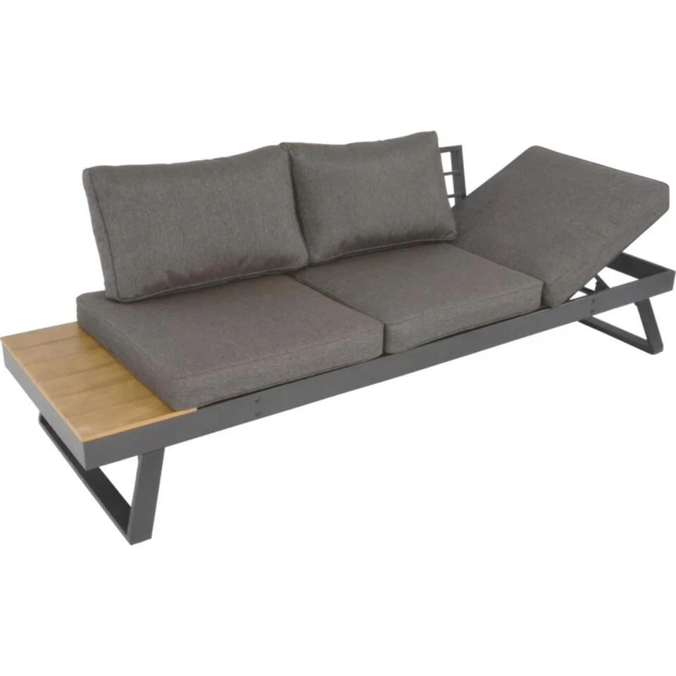 Arezzo Loungebank Polywood - Hout - Bruin 1 Arezzo Loungebank Polywood - Hout - Bruin