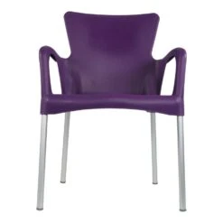 Bella Terrasstoel - Kunststof - Paars 6 Bella Terrasstoel - Kunststof - Paars -BBQ En Tuin Verkoop 1000093880 0102