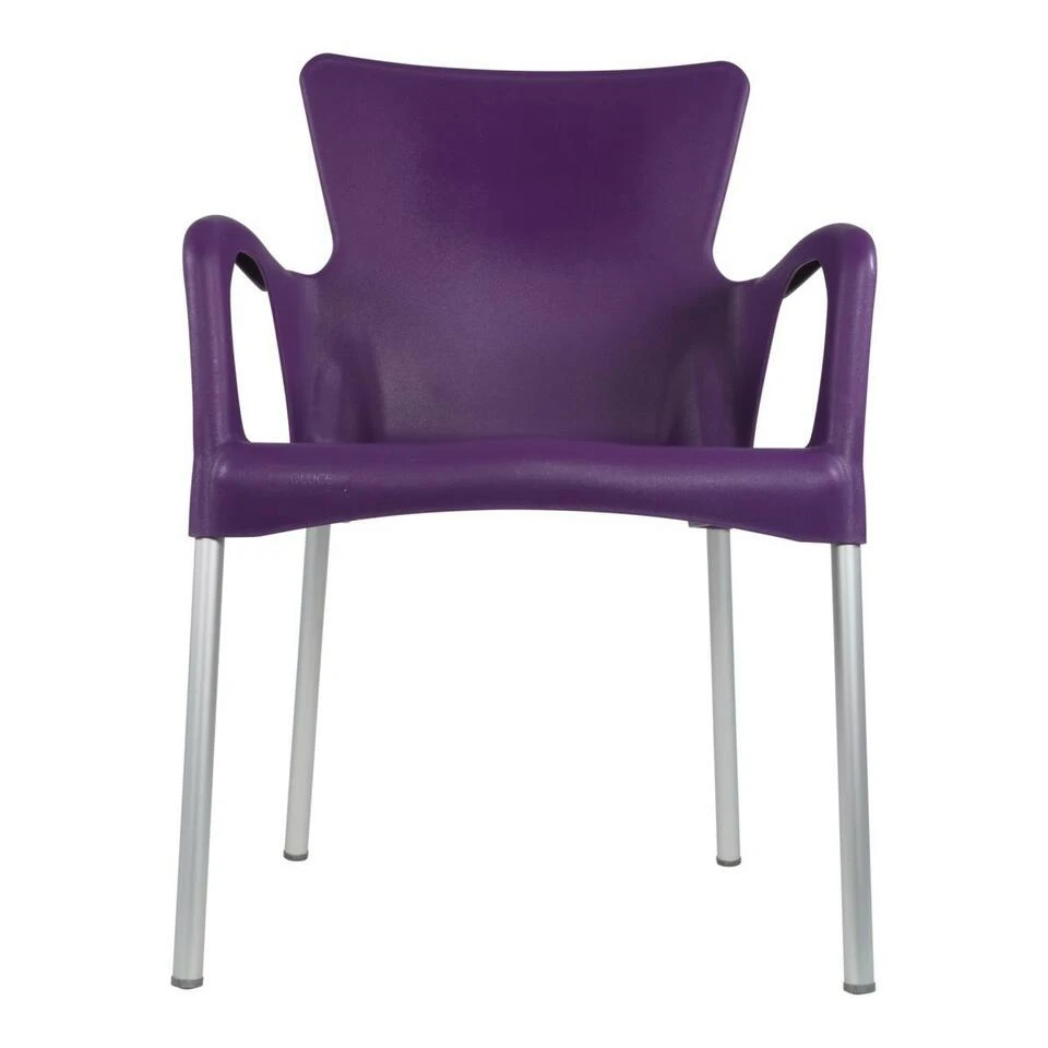 Bella Terrasstoel - Kunststof - Paars 3 Bella Terrasstoel - Kunststof - Paars - Image 3