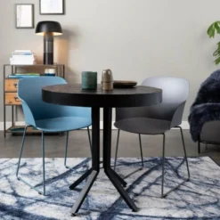 Puur Malmö Ronde Bistro - Hout - Zwart -BBQ En Tuin Verkoop 1000093886 0103