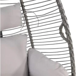 Rope Hangstoel - Wicker - Grijs -BBQ En Tuin Verkoop 1000094364 0103