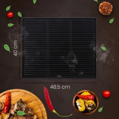 CLP Gietijzeren Grillplaat 48,5x40cm -BBQ En Tuin Verkoop 1000095594 0102