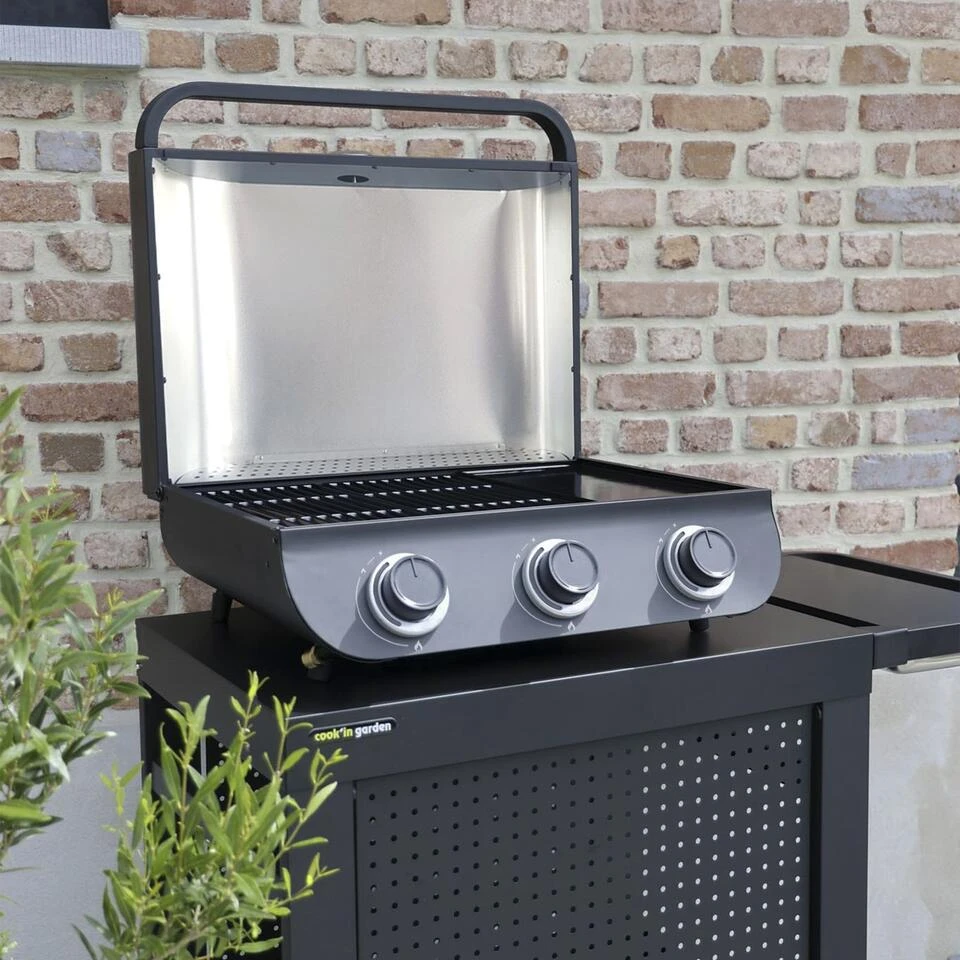 Cook'in Garden Grills FLAVO 60 - Zwart - Staal 2 Cook'in Garden Grills FLAVO 60 - Zwart - Staal - Image 2