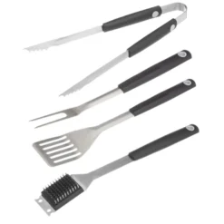 Neka BBQ Gereedschap - 4-delig - Set - Tang - Vork - Spatel - Borstel