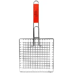 Elite BBQ Rooster - Klem Grill - Metaal/hout - 28 X 58 X 1 Cm