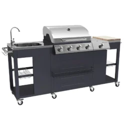 Happy Garden Grills TEXAS - Zwart - Staal