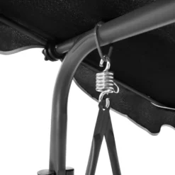 VidaXL Schommelbank Met Luifel Zwart -BBQ En Tuin Verkoop 1062840b74434efba0a7248843007dd3