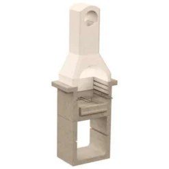 VidaXL Houtskoolbarbecue Met Schoorsteen Beton -BBQ En Tuin Verkoop 1146288515 0102