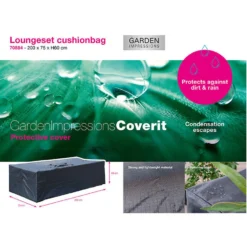 Garden Impressions Loungeset Kussentas 200x75xH60 Cm