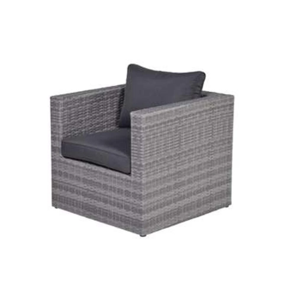 Garden Impressions Lyon Lounge Stoel Grijs 2 Garden Impressions Lyon Lounge Stoel Grijs - Image 2