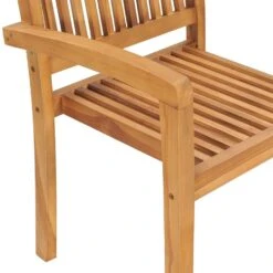 VidaXL Tuinstoelen Stapelbaar 2 St Massief Teakhout -BBQ En Tuin Verkoop 14f3b44bffa84c6b93f76ac2e49a02c3