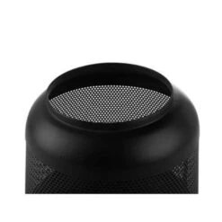 Beliani Vuurkorf Voor Hout VEER - Zwart Staal -BBQ En Tuin Verkoop 1559023701 0102