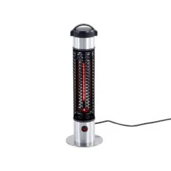 Beliani Terrasverwarmer VEZUVIO - Zwart Aluminium