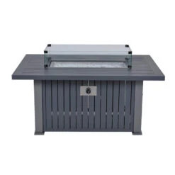 Garden Impressions Cozy Living Gas Vuurtafel Albufeira - Donker Grijs