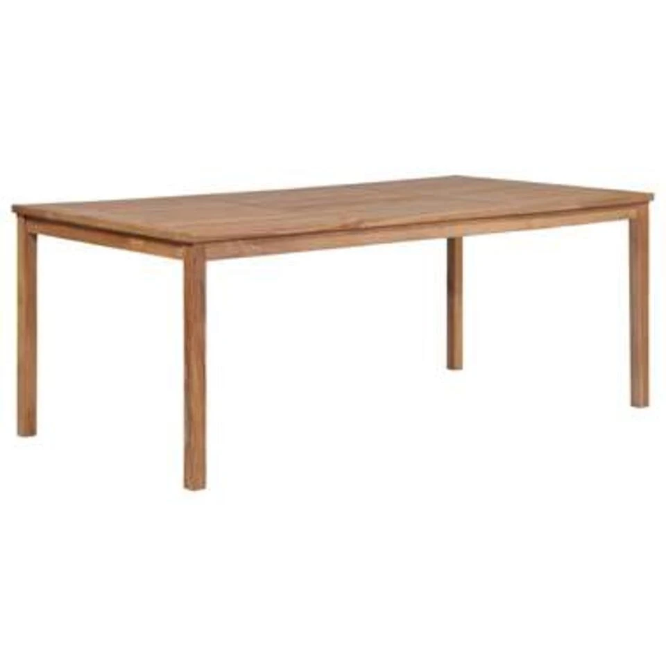 VidaXL Tuintafel 200x100x77 Cm Massief Teakhout 1 VidaXL Tuintafel 200x100x77 Cm Massief Teakhout