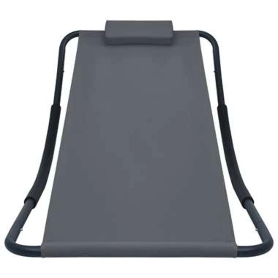 VidaXL Tuinbed 200x90 Cm Staal Grijs 2 VidaXL Tuinbed 200x90 Cm Staal Grijs - Image 2