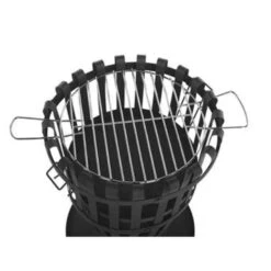 Beliani Vuurkorf Voor Hout PULO - Zwart Staal 7 Beliani Vuurkorf Voor Hout PULO - Zwart Staal -BBQ En Tuin Verkoop 1792250535 0103
