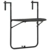 VidaXL Balkontafel Hangend 60x64x83,5 Cm Rattan-look Kunststof Bruin