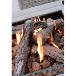 Garden Impressions Cozy Living Gas Vuurtafel Lisboa 60x60 Grijs -BBQ En Tuin Verkoop 1894998150 0106