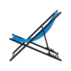 Beliani Tuinligstoel LOCRI II - Blauw Synthetisch Materiaal, Aluminium 7 Beliani Tuinligstoel LOCRI II - Blauw Synthetisch Materiaal, Aluminium -BBQ En Tuin Verkoop 18c69bc0f5d6438a9c502dab70867f91